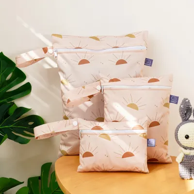 Elinfant 3PCS Travel Wash Cosmetic Bag Waterproof Diaper Bag Portable Storage Bag