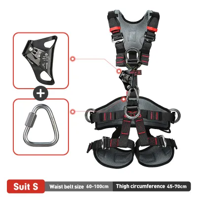 XINDA Hua Series Rock Climbing Harness High-altitude Operation Full Body Safety Belt Anti Fall Removable Gear Five-point Altitude Protection Equipment