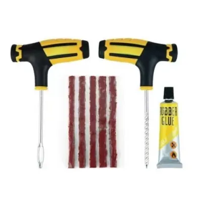 Emergency Tyre Repair Glue Kit || Punctured Tire Patch Kit || Tubeless Tire Flat Repair Tool Kit Tyre