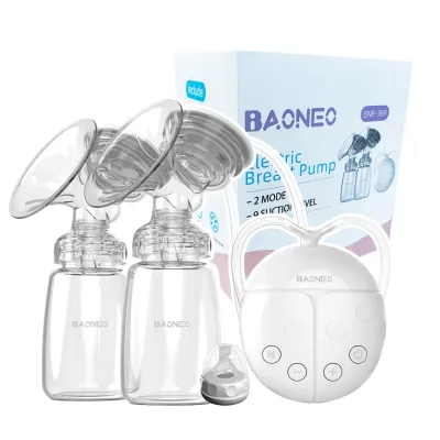 BAONEO Electric Breast Pump - Double Sided Powerful Breastpump For Breastfeeding