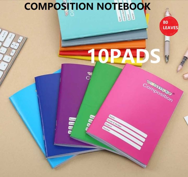 10PCS/BUNDLE%20NOTEBOOKS%2080Sheets%20145x200mm%2010Color/Assorted%20School%20Office%20StationerySupply%20-%20Image%205