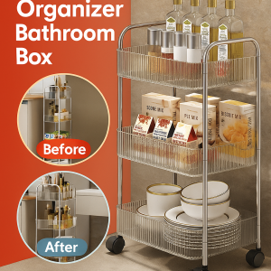 Trolley shelves light luxury storage