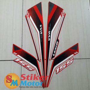 sticker striping motor yamaha lexi 2024 merah