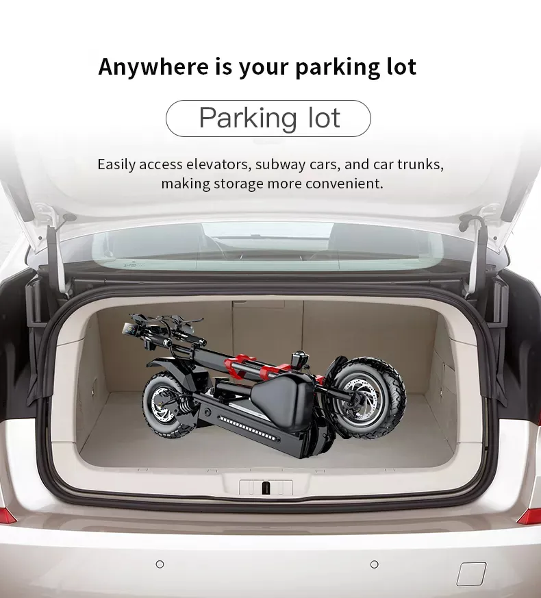 MONSPRIN Q20 สกู๊ตเตอร์ไฟฟ้าออฟโรด ระยะ 40-150km ความเร็ว 55KM/H รับ 200 kg scooterไฟฟ้า สกูดเตอร์ สกู๊ตเตอร์ใหญ่ SEALUP