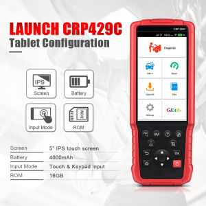 New Released Launch CRP429C 4 System OBD II Car Diagnostic Tool Code Reader Scanner