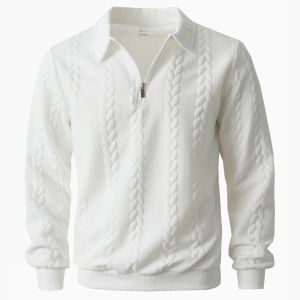 Sweatshirt Keep Warm Half-Zip Pullover/Comfortable Collar Casual Wear/Zip-Up Top/Mens Fashion/Relaxed Fit