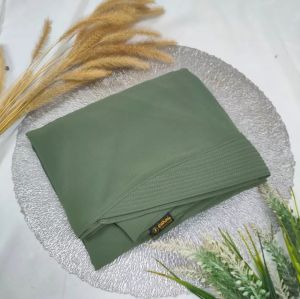 NURBANU KERUDUNG - Hijab Khimar Syari 2 Layer Polos Jumbo Pola Rata Bahan Ceruti Ukuran XL - Jilbab Instan Jilbab Khimar Syari Khimar Ceruty 2 Layer Jumbo Polos