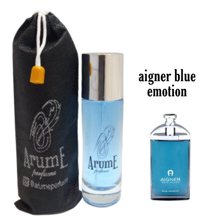 Aigner blue emotion parfum pria parfum tahan lama parfum refill