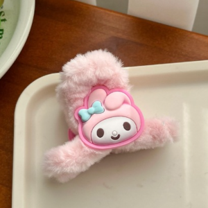 TAS Jepit Rambut Bulu Lucu Motif Karakter Aksesoris Jepitan Rambut Anak Perempuan Cute Hair Claw Korean Style