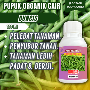 Pupuk Organik Cair Sayuran Buncis 100 Ml Nutrisi Agar Tumbuh Lebat Dan Subur By Jagotani Yogyakarta