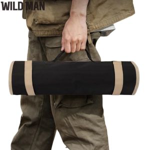 Camping Storage Trunk with Ground Nail Organizer and Foldable Design for Hiking and Outdoor Activities