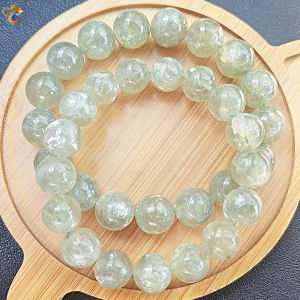 Collection Grade Minty Green Emerald Mica Bracelet