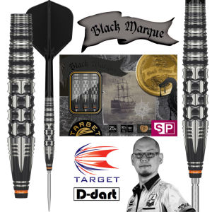 TARGET STEEL TIP DARTS - 24G BLACK MARQUE DANCING DUCK 4.0 Yuya Higuchi (SWISS) SP TUNGSTEN DART SET