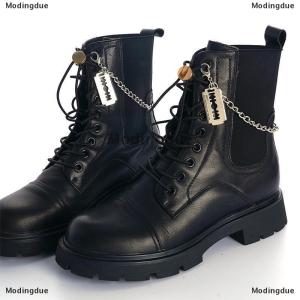 [COD] Modingdue Gothic Punk Martin Boot Shoe Decor Chain Easy-Release Buckle Mechanism Ideal DIY Shoe Accessory