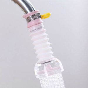 SJJL MALL Accessories Long Tube Filter Splash Head Extension Household Water Saver Kitchen Telescopic Tap Faucet Extenders