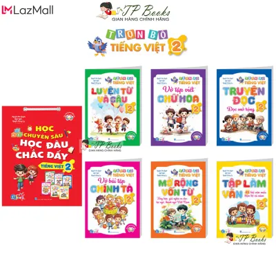 Sách - Túi Trọn Bộ 8 Cuốn Toán Lớp 2 - Học Chuyên Sâu Học Đâu Chắc Đấy - Theo Chương Trình SGK Mới Cả năm Học