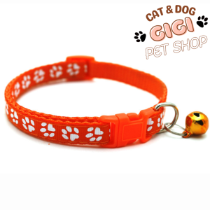 Vòng cổ có chuông lục lạc dễ thương có thể điều chỉnh kích thước cho thú cưng chó mèo - GiGi Pet Shop