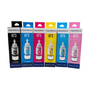 หมึกเติม Epson 673 L800 L850 L1800  หมึกรุ่น T6731 T6732 T6733 T6734 T6735 T6736 T673  no box  ของแท้ 100 %