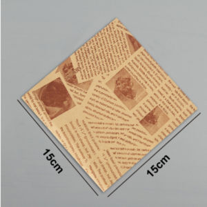 100pcs Bakery Paper Sandwich Bags Disposable Takeaway Food Oil Proof Paper Bag