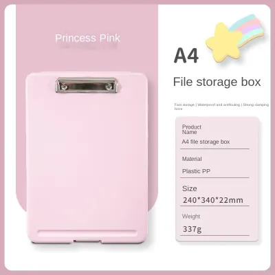 2 IN 1 Clipboard File Box Storage Colorsandthings A4 Clipboard File Box Office And Learning Supplies