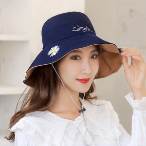 DAISY Bucket cap sun hat beach hat foldable cap topi pantai topi wanita topi lipat