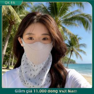 QK FA ✨ Ba Chiều Băng Lụa Kem Chống Nắng Mặt Nạ Thoáng Khí UV Bảo Vệ Mùa Hè Ngoài Trời Thể Thao Mặt Bìa