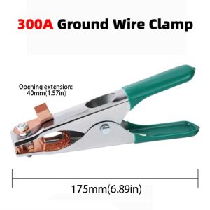 YIYU STUDIO Công suất 300A Kẹp hàn Thiết kế nhẹ Lực kẹp mạnh Kẹp hàn điểm Tay cầm chắc chắn Xây dựng hạng nặng Kẹp hàn đồng Hàn thủ công