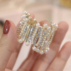 High Ponytail Fixed Hairpin Temperament Full of Diamonds Hair Clip Female Summer Back Head High-end Hair Claw Clips Headdress Hair Accessories for Girl