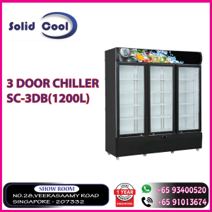 Solid cool 3 Door Chiller 3DB (160AH)