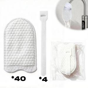 Hlinkey 100pcs vòi lọc nước cotton phổ Vòi máy lọc nước chống văng túi lọc cho bồn rửa nhà bếp loại bỏ gỉ sét cáu cặn cát Dễ dàng lắp đặt trong vòng 2.5cm ổ cắm