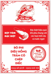 BỘT TÔM ĐẶC BIỆT CÂU CÁ RÔ PHI ( ĐỘ ĐẠM CAO)