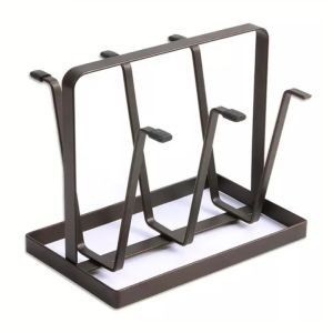 Susan1188 Cup Drying Rack Stand Metal Steel Mug Holder Hanger Kitchen Stand Organizer Drinkware AT