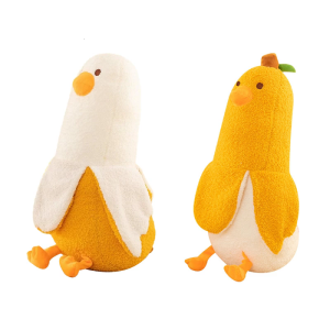 Banana Plush Dolls Animal Large Banana Toy Furry Stuffed Toy Cuddle Toy for Birthday Christmas Gifts