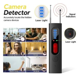 Professional Infrared Detector Anti-Spy Camera Finder Hidden Device Scanner for Hotel/Room Multifunctional Signal Detector