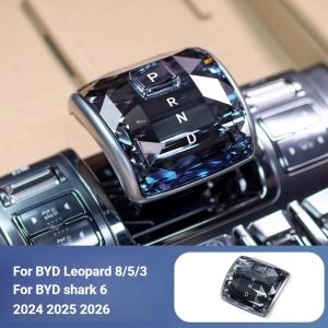 sapid For BYD Leopard 8/5/3 2024 2025 shark 6 2025 2026 Car Crystal Gear Lever Gear Lever Head Gear Lever Interior Accessories T4H9N