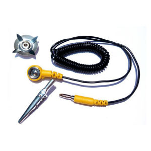 [Ready Stock] 2Pcs 50cm Antistatic Crocodile Clip ESD Cord Anti Static Mats Ground Wire Desktop