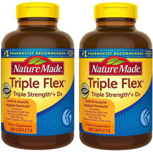 Nature Made TripleFlex Glucosamine Chondroitin and MSM - Bottles 00 Caplets Each 00 Caplets Total