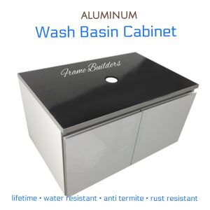 [PRE-ORDER]Basin Cabinet/Bathroom Storage/Aluminum Bathroom Counter/Aluminum Basin Cabinet With Ceramic Tabletop/Wall Mounted Basin Cabinet/Kabinet Basin/Water Resistant Rust Resistant Anti-Termite/ 洗脸盆柜/洗脸盆厨 (ETA:2022-02-22)