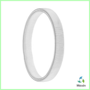 Mexin 1ชิ้น สายรัดแขนโลหะ กันแขนเสื้่อหลุด ความยืดหยุ่นที่ดี สําหรับรัดแขนเสื้อเชิ้ต Shirt Sleeve Holders