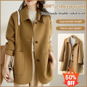 Coat Colorfast Comfort Cashmere Coat Practicality Sense of Style Abrasion Resistance Slim Dryness