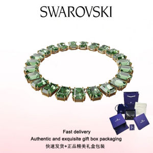 ♈Swarovski♈ Stylish Womens Jewelry The New Octagonal cut crystal green crystal gemstone Milenia necklace Valentines Day gifts birthday gifts Free genuine gift box