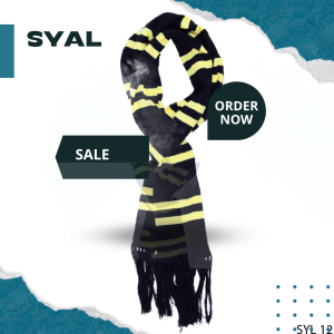 Syal Motif Polos Musim Dingin Wanita