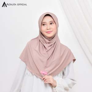 Altalita - Jilbab Bergo Hamidah Sport Menutup Dada Bahan Jersey Spandek High Quality Pad