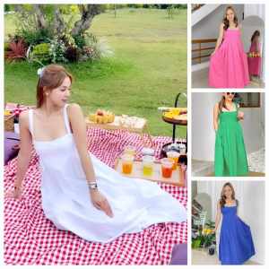 kathy Classy Chic & Elegant  Premium Quality Plain  Color  Summer Julia  Dress   - xs to large frames - one size only - actual photo - premuim quality  - fabric from abroad  - made of imported and soft fabric  - brand new with tag - soft and comfortable