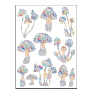 Đề can dán cửa sổ cho chim đình công chống va chạm sticker để tiết kiệm chim từ va chạm không có chất kết dính cầu vồng decal cho cửa sổ