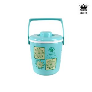 Green Leaf 1235 Unix Rantang Tunggal THERMO/Termos nasi/Termos ES Batu 15 Liter