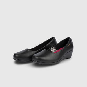LARRIE Kasut Perempuan Vienna Classic Wedge - L32502-KT01SV-1-BLACK