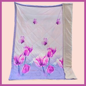 Comforter Queen Size Made of Cotton Material Abstract Design