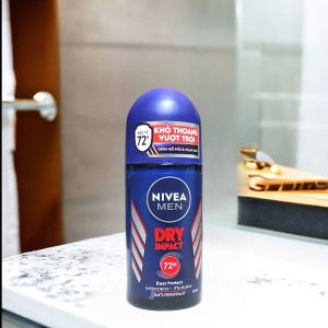 Lăn Khử Mùi Nam Nivea Men 50ml – Ngăn Mùi 48h Khô Thoáng Không Ố Vàng Áo