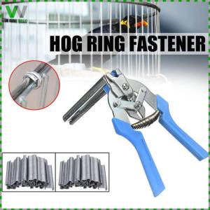 คีมจับกรงสแตนเลสแข็งแรงพร้อมตะปู 600 ตัว สำหรับประกอบกรงสุนัขและสร้างรั้วสวน เครื่องมือช่างคุณภาพสูง